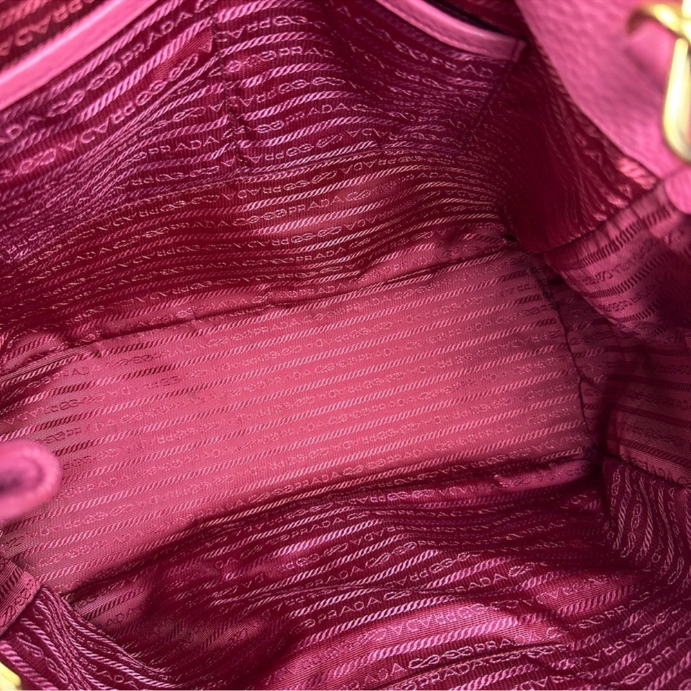 Prada Pink Vitello Daino Leather Tote - Picture 4 of 5